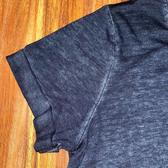 4 for $50 🎃 Planet Gold Distressed Look Black Tunic Tee Womens Size Small - Picture 4 of 7